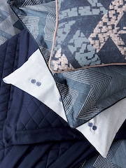 Bedeck of Belfast Sutton Geo Stripe Duvet Cover & Pillowcase Set - Bild 5 av 5