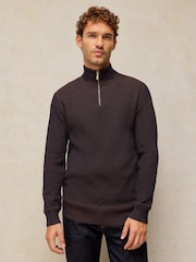 White Stuff Brown Attadale Funnel Neck Jumper - Image 1 of 6