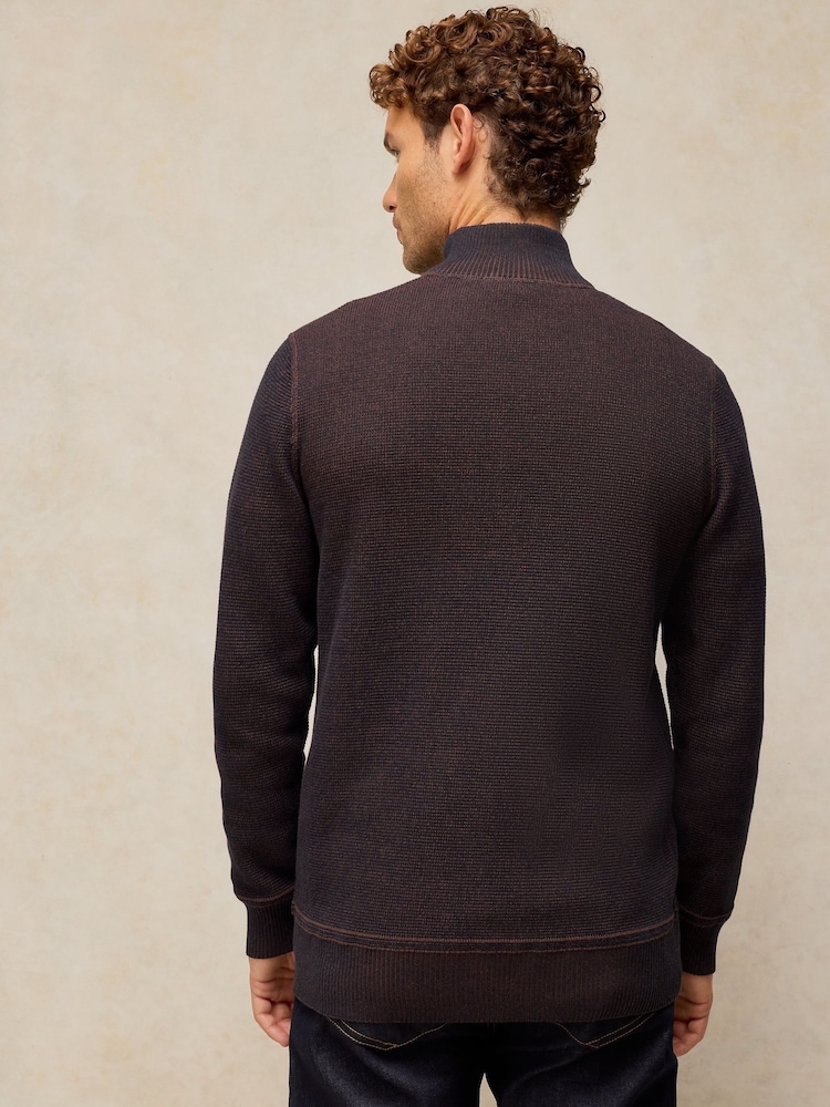 White Stuff Brown Attadale Funnel Neck Jumper - Image 2 of 6 White Stuff Brown Attadale Funnel Neck Jumper - Image 2 of 6