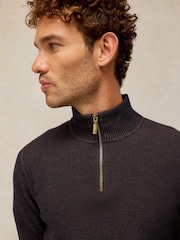 White Stuff Brown Attadale Funnel Neck Jumper - Image 4 of 6