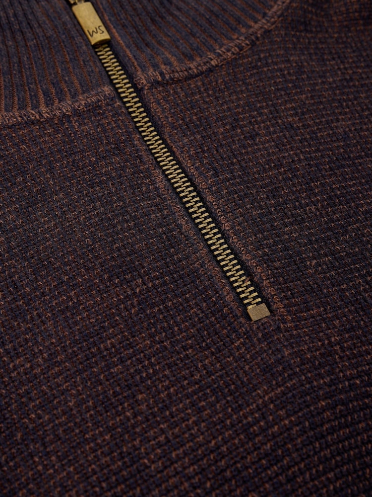 White Stuff Brown Attadale Funnel Neck Jumper - Image 6 of 6 White Stuff Brown Attadale Funnel Neck Jumper - Image 6 of 6