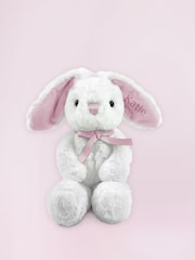 Babyblooms Baby Pink Gift Hamper with Personalised 100% Cotton Bunny Soft Toy - Image 4 of 4
