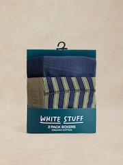 أخضر - حزمة من 2 بوكسر Hove من White Stuff - صورة 4 من 4