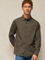 Melns - White Stuff Finsbury Print Shirt - Attēls 1 no 4