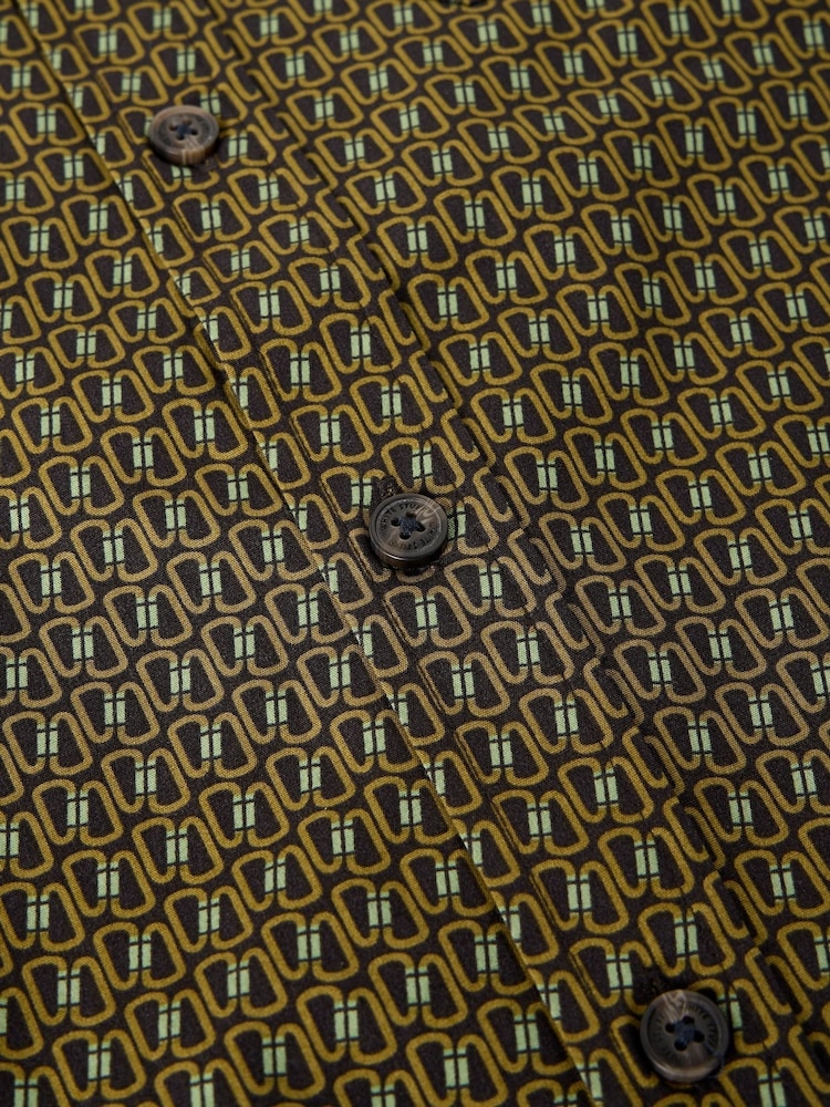 Melns - White Stuff Finsbury Print Shirt - Attēls 4 no 4
