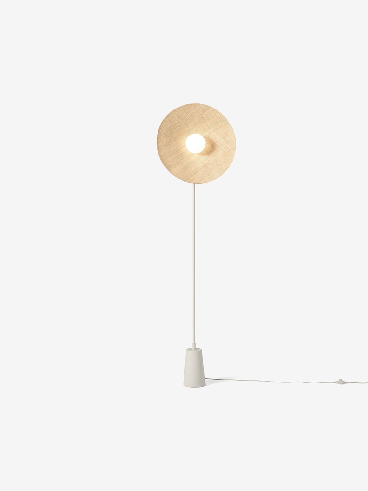 MADE.COM Natural Bionda Floor Lamp - Image 1 of 5