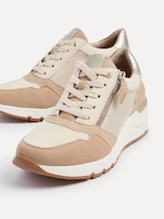Nude - Zapatillas de deporte con detalle de cremallera lateral con cordones Luca de Linzi - Imagen 4 de 5