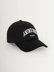 ANINE BING Black Jeremy Baseball Cap Bing Paris - Image 3 of 4