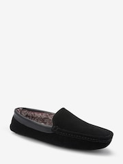 Black Signature Luxury Suede Moccasins - Image 2 of 5