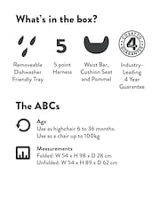 Cosatto Foxford Hall Waffle Highchair - Image 8 of 8