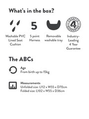 Cosatto Old Macdonald Noodle 0+ Highchair - Image 8 of 8