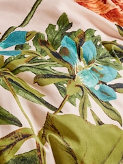 Clarke & Clarke Pink Passiflora 200 Thread Count Duvet Cover and Pillowcase Set - Image 4 of 4