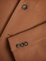 Ted Baker Blue Wilding Wool Blend Overcoat - Image 5 of 5