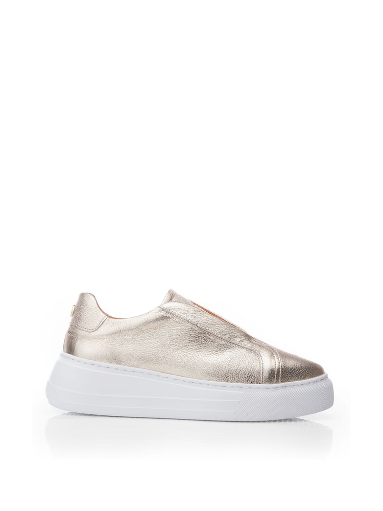 Moda In Pelle Alber Slip On Wedge Trainers - Image 1 of 3