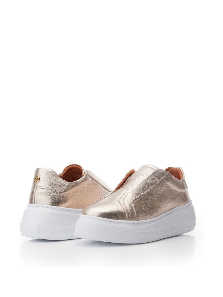 Moda In Pelle Alber Slip On Wedge Trainers - Image 2 of 3