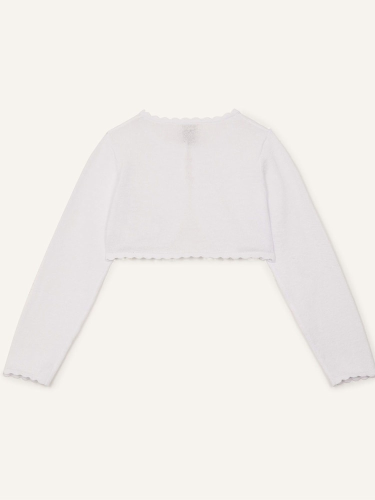 Monsoon White Niamh Cardigan - Image 2 of 3 Monsoon White Niamh Cardigan - Image 2 of 3