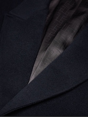 Ted Baker Blue Wilding Wool Blend Overcoat - Image 2 of 7