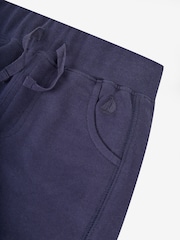 JoJo Maman Bébé Indigo Blue & Navy Blue 2-Pack Cargo Joggers - Image 4 of 11