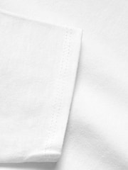 White 2 Pack Long Sleeve T-Shirts (3-16yrs) - Image 4 of 4
