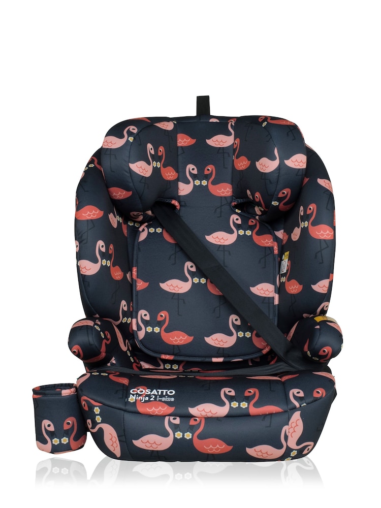 Cosatto Pink Pretty Flamingo Ninja 2 iSize Car Seat - Image 1 of 4