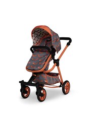 Cosatto Orange Charcoal Mister Fox Giggle Quad Dolls Pram - Image 4 of 5