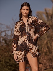 Animal Cotton Beach Shirt - Image 2 of 5