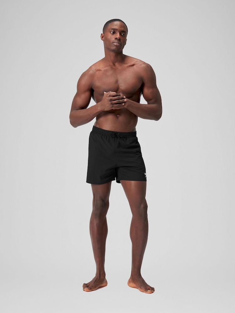 Speedo Black Mens Essential Swim Shorts - Image 1 of 6