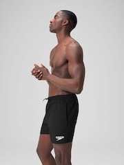 Speedo Black Mens Essential Swim Shorts - Image 3 of 6