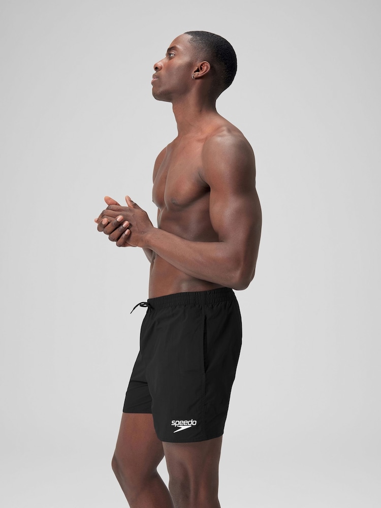 Speedo Black Mens Essential Swim Shorts - Image 3 of 6