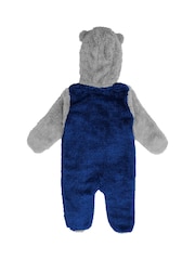 Fanatics Blue NHL Toronto Maple Leafs Game Nap Teddy Fleece All-In-One Newborn - Image 3 of 3