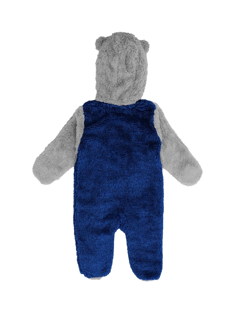 Fanatics Blue NHL Toronto Maple Leafs Game Nap Teddy Fleece All-In-One Newborn - Image 3 of 3