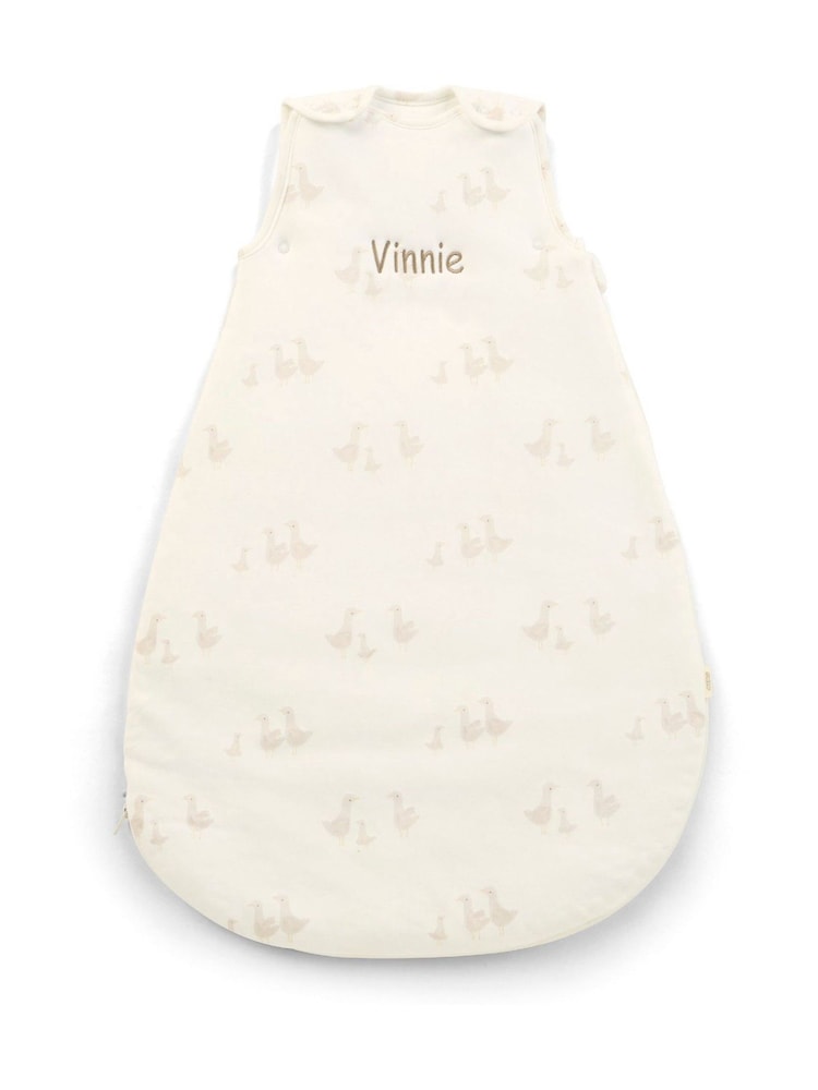 Mamas & Papas Cream 2.5 Tog Sleep Bag 0-6 Months Waddle Duck - Image 4 of 4