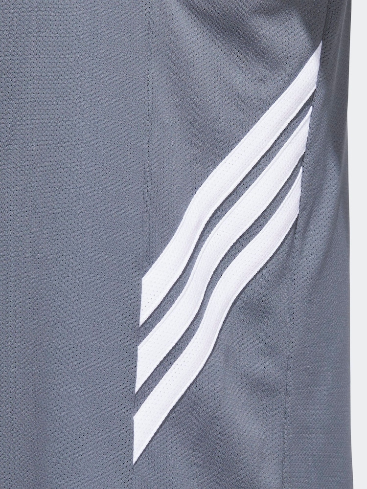 adidas Grey 3G Speed Reversible Basketball Aeroready Tank Top - Image 5 of 5 adidas Grey 3G Speed Reversible Basketball Aeroready Tank Top - Image 5 of 5