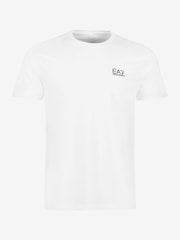 Emporio Armani EA7 Logo 100% Cotton T-Shirt - Image 4 of 4