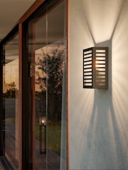 Eglo Black Alamonte 3 Caged Outdoor Wall Light - Image 2 of 4