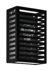 Eglo Black Alamonte 3 Caged Outdoor Wall Light - Image 3 of 4