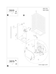 Eglo Black Alamonte 3 Caged Outdoor Wall Light - Image 5 of 5