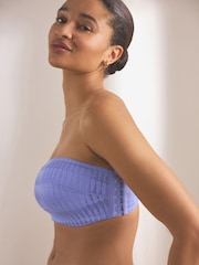 Blue/White Graphic Lace Strapless Multiway Bras 2 Pack - Image 3 of 9