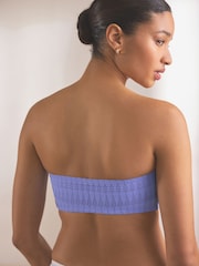 Blue/White Graphic Lace Strapless Multiway Bras 2 Pack - Image 4 of 9