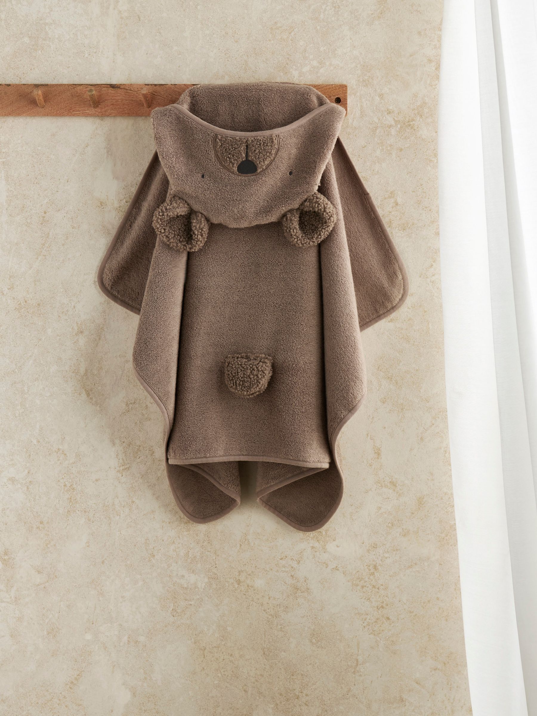 Mamas & Papas Hooded Towel - Bear - Image 2