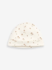 Neutral Baby Beanie Jersey Hat 3 Pack (0-12mths) - Image 4 of 5