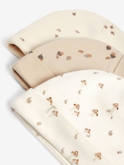 Neutral Baby Beanie Jersey Hat 3 Pack (0-12mths) - Image 5 of 5