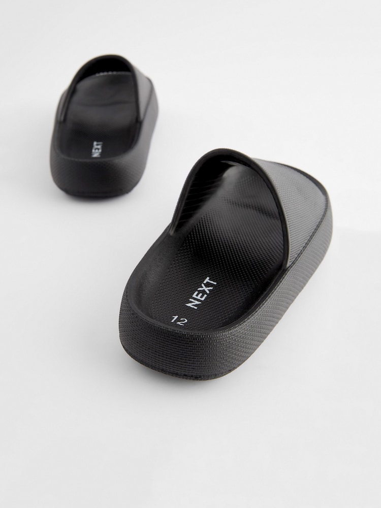 Black Chunky Sliders - Image 4 of 6
