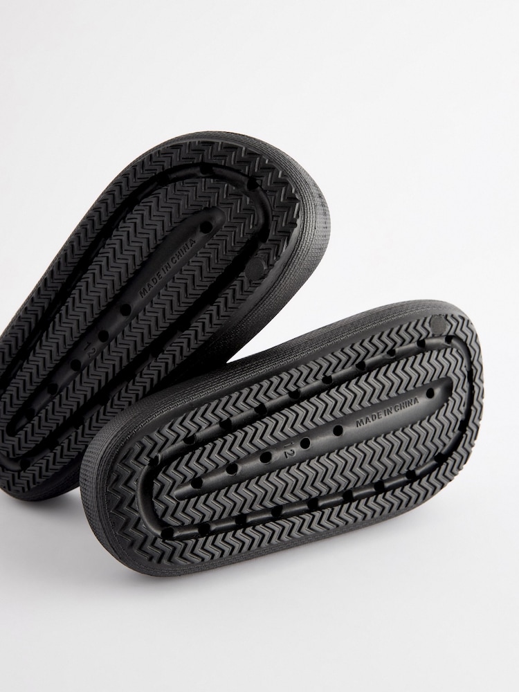 Black Chunky Sliders - Image 5 of 6