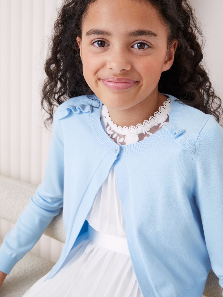 Lipsy Light Blue Occasion Bolero Cardigan (5-16yrs) - Image 1 of 4