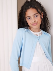 Lipsy Light Blue Occasion Bolero Cardigan (5-16yrs) - Image 2 of 4