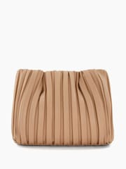 Dune London Pink Medium Dominie Pleat Slouch Bag - Image 3 of 5