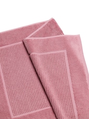 Christy Blush Pink Supreme 1000GSM 100% Cotton Bat Mat - Image 2 of 2