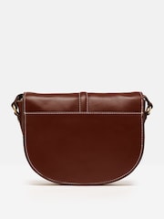 Joules Tan Brown Soft Leather Cross Body Bag - Image 2 of 7