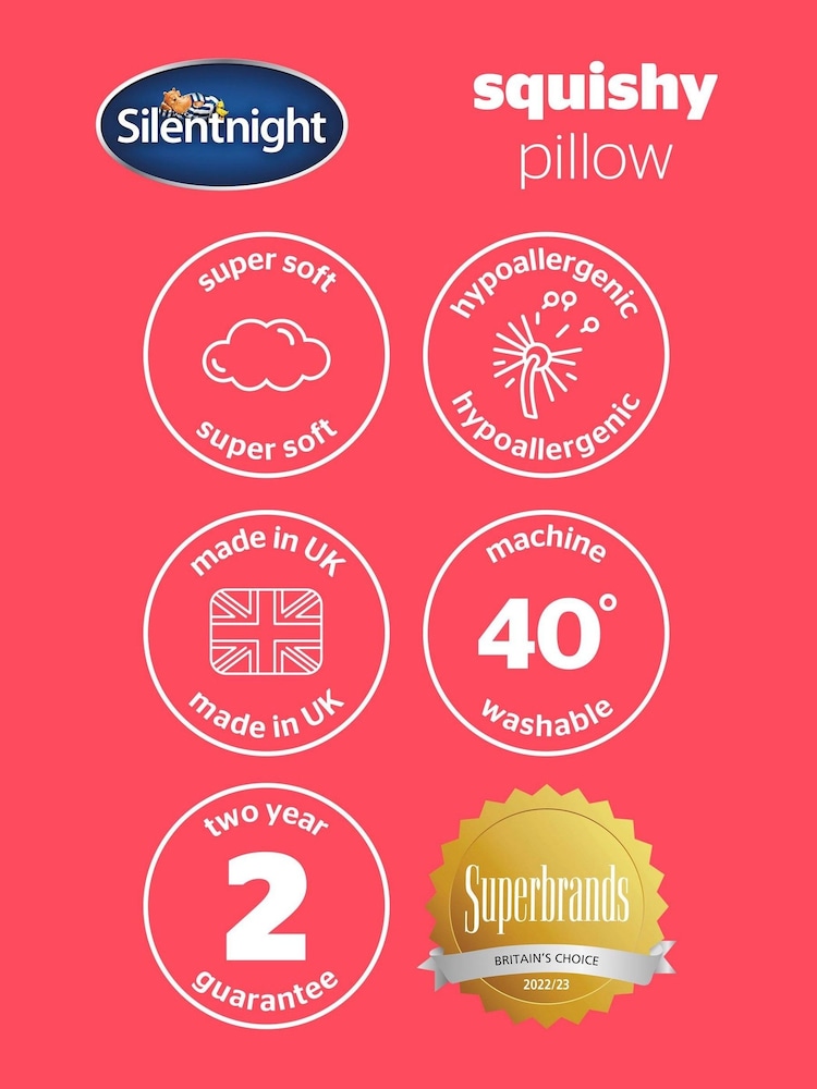 Silentnight Squishy Velvet Touch Pillow - Image 12 of 12